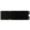 „Alphacool Phobya R27-S420“ radiatorius, 420 mm radiatorius, 18 FPI, varinės briaunos, 2x G1/4 colių jungtys – juodos spalvos