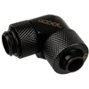 Alphacool varveklio jungtis 90 laipsnių nuo G1/4 colio AG iki 13/10 mm – pasukama, juoda