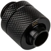 „Alphacool Eiszapfen“ tiesi jungtis, G1/4 colio vidiniu sriegiu į 13/10 mm juodą