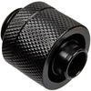„Alphacool Eiszapfen“ jungtis, tiesi, G1/4 colio, vidinis sriegis, 16/10 mm, juoda