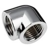 Alphacool Eiszapfen Adapteris 90 Degree G1/4 inch Female to G1/4 inch Female – chrome