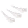 „Alphacool“ Y skirstytuvas, 4 kontaktų į 3 x 4 kontaktų PWM, 15 cm, baltas