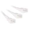 „Alphacool“ Y skirstytuvas, 4 kontaktų į 3 x 4 kontaktų PWM, 15 cm, baltas