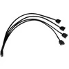 Alphacool Y-Splitter aRGB 3-pin to 4x 3-pin 30cm – juodos spalvos