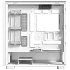 Antec Flux kompiuterio korpusas, Mid Tower, E-ATX, Tempered Glass – baltos spalvos