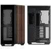 APNX V1 PC-kompiuterio korpusas, Midi-Tower, ATX, Tempered Glass – Holz, juodos spalvos