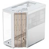 APNX V1 PC-kompiuterio korpusas, Midi-Tower, ATX, Tempered Glass - Holz, baltos spalvos
