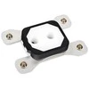 Aqua Computer cuplex kryos NEXT RGBpx AM4/AM5 – Acetal + 925 sidabrinis, juodos spalvos