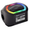 „Aqua Computer“ srauto jutiklis, didelio srauto NEXT, OLED, 2x G1/4, RGBpx, juodas