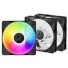 ARCTIC P14 Pro A-RGB PWM-korpuso ventiliatorius – 3er-Pack, 140mm, juodos spalvos