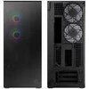 ARCTIC Xtender kompiuterio korpusas, Midi-Tower, E-ATX, RGB, Tempered Glass – includes vertical GPU mount & riser cable, juodos spalvos