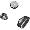 Ascher Racing Knob Kit Pro Steering Wheel Priedas, CNC Aliuminio, Artura Ultimate/Pro - Sidabrinis