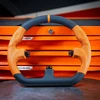 Asetek Simsports „Acetek SimSports GT“ ratlankis – uždaras D, odinis – oranžinės spalvos