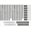Asetek SimSports Sticker Set - baltas (40-035-0035009)