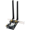 Asus | WiFi 7 PCI-E adapteris su 2 išorinėmis antenomis | PCE-BE6500 | 802.11be | Tinklo palaikymas: ne | MU-MiMO: ne | nėra mobiliojo plačiajuosčio ryšio