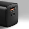 Axagon Sil sieninis įkroviklis 2x prievadas (USB-A + USB-C), PD3.0/QC4+/PPS/AFC/Apple. 30W bendra galia.