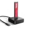 Axagon Adsa-m2c11l doko stotelė usb-c 3.2 gen 2 - 1 x nvme m.2 10gbps