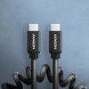 AXAGON | Duomenų ir įkrovimo laidas, 1,1 m | BUCM-CM20TB | USB C tipo į USB C tipo