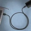 Axagon duomenų ir įkrovimo USB 3.2 Gen 1 kabelis, kurio ilgis 1 m. 3A. Juodas pynė.
