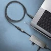Axagon Extension USB 20Gbps kabelio ilgis 1 m. PD 240W, 5A, 8K HD video. Juodas braided.