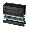 Axagon Pasyvus aliuminio radiatorius vienpusiams ir dvipusiams M.2 SSD diskams, dydis 2280, aukštis 36 mm.