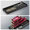 „AXAGON“ išorinė metalinė dėžutė su USB-C 10 Gbps prievadu ir informaciniu ekranu, skirta M.2 NVMe ir SATA SSD diskams | EEM2-SD2