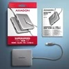 AXAGON HMC-5HL USB 5Gbps šakotuvas, 2x USB-A, HDMI 4k/60Hz, RJ-45, PD 100W, 20c