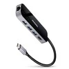 Axagon Multiport USB 3.2 Gen 1 šakotuvas. HDMI, Gigabit LAN ir maitinimo tiekimas. 20 cm USB-C laidas.