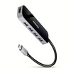 Axagon kelių prievadų USB 3.2 Gen 1 šakotuvas. HDMI, keturi USB-A išėjimai ir maitinimo tiekimas. Kabelis USB-C 20cm.