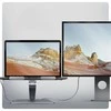AXAGON HMC-STND ALU stand with HUB 5Gbps, for 10'' - 16'' laptops, adjustable, 3x USB-A, HDMI 4K/60Hz, GLAN, PD 100W, USB-C input