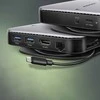 AXAGON HMC-UFO USB 10Gbps šakotuvas, 2x USB-A, USB-C, HDMI 4k/60, RJ-45, M.2, SD/mSD, garso jungtis, PD