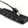 AXAGON Travel keturių prievadų USB-A 5Gbps šakotuvas | HUE-C1A