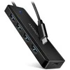 AXAGON Travel keturių prievadų USB-C 5Gbps šakotuvas | HUE-C1C