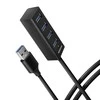 AXAGON Miniatiūrinis metalinis keturių prievadų USB 3.2 Gen 1 šakotuvas | HUE-M1AL