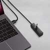 AXAGON Miniatiūrinis metalinis keturių prievadų USB 3.2 Gen 1 šakotuvas | HUE-M1AL