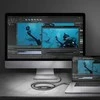 AXAGON | Aktyvus keitiklis | USB-C į HDMI | 0,25 m