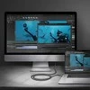 AXAGON | Aktyvus keitiklis | USB-C į HDMI | 1,8 m