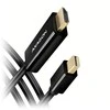 AXAGON RVDM-HI14C2 Mini DisplayPort to HDMI adapter cable, 4K/30 Hz, 180 cm long – juodas