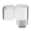 Barrow 360 Degree G1/4 Inch Adapteris, 21mm Offset – sidabrinis