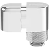 Barrow 360 Degree G1/4 Inch Adapteris, 21mm Offset – sidabrinis