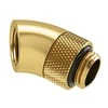 Barrow Adapteris 45 degrees G1/4 inch female to G1/4 inch male – rotatable, auksinis