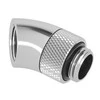 Barrow Adapteris 45 degree G1/4 inch male to G1/4 inch female – rotatable, sidabrinis