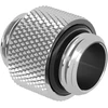 Barrow Adapteris straight G1/4 inch male to G1/4 inch male – 10mm, baltas-sidabrinis