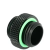 Barrow adapteris tiesus G1/4 colio lizdas į G1/4 colio lizdą, 5 mm juodas