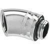 Barrow Dazzle Adapteris 45 Degree G1/4 Inch Male to G1/4 Inch Female – rotatable, sidabrinis