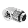 Barrow Adapteris 90 degree G1/4 inch male to G1/4 inch female – rotatable, sidabrinis