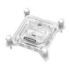 Barrow Intel CPU water block RGB, acrylic – baltas