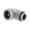Barrow Multi-Link Adapteris Connection 90 Degrees G1/4 Inch AG to 12mm OD Hardtube – Rotatable, Sidabrinis