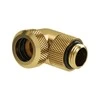 Barrow Multi-Link Adapteris Connection 90 Degrees G1/4 Inch AG to 12mm OD Hardtube – rotatable, auksinis