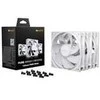 be quiet! Pure Wings 3 Fans, PWM, Reverse – 120mm, baltas, pack of 3
